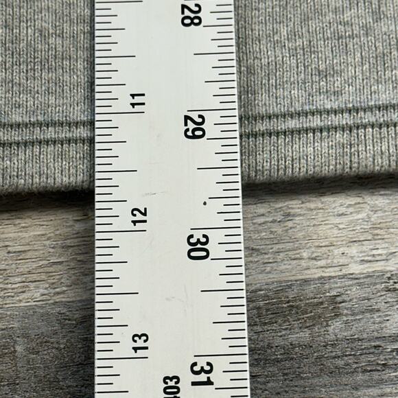 Tommy‎ Bahama Relax Gray Mens XL Quarter Zip Plain Minimalist Ribbed Sweatshirt - Picture 6 of 14